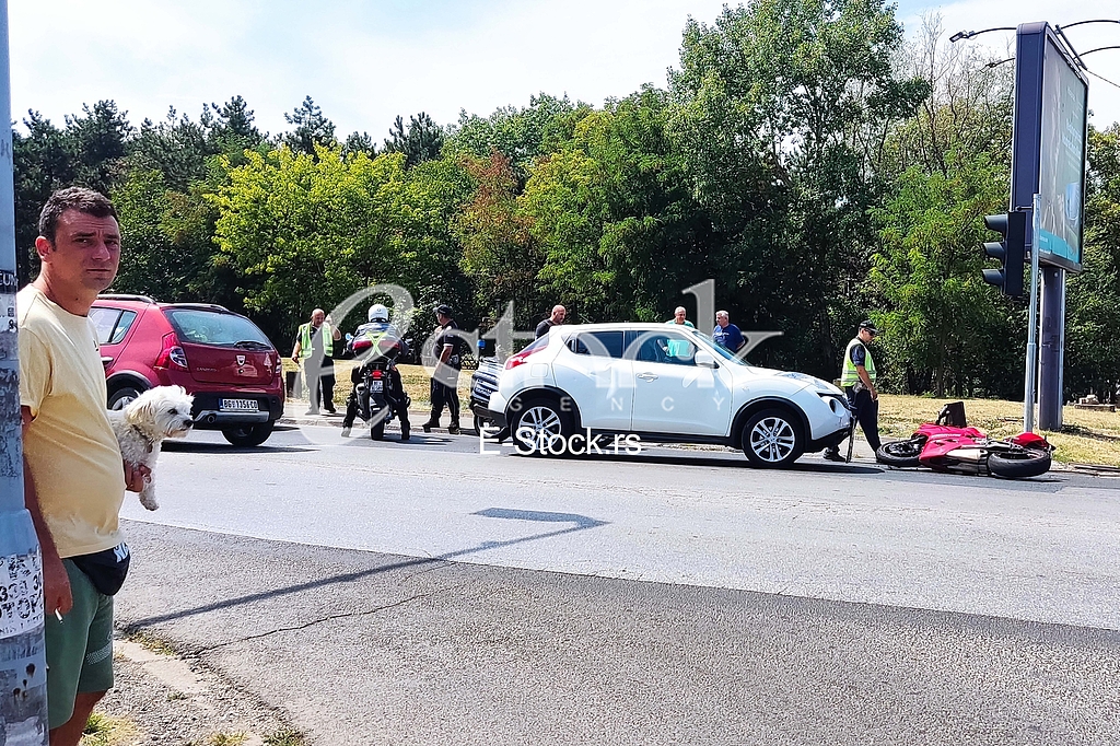 Saobracajna nezgoda motociklista