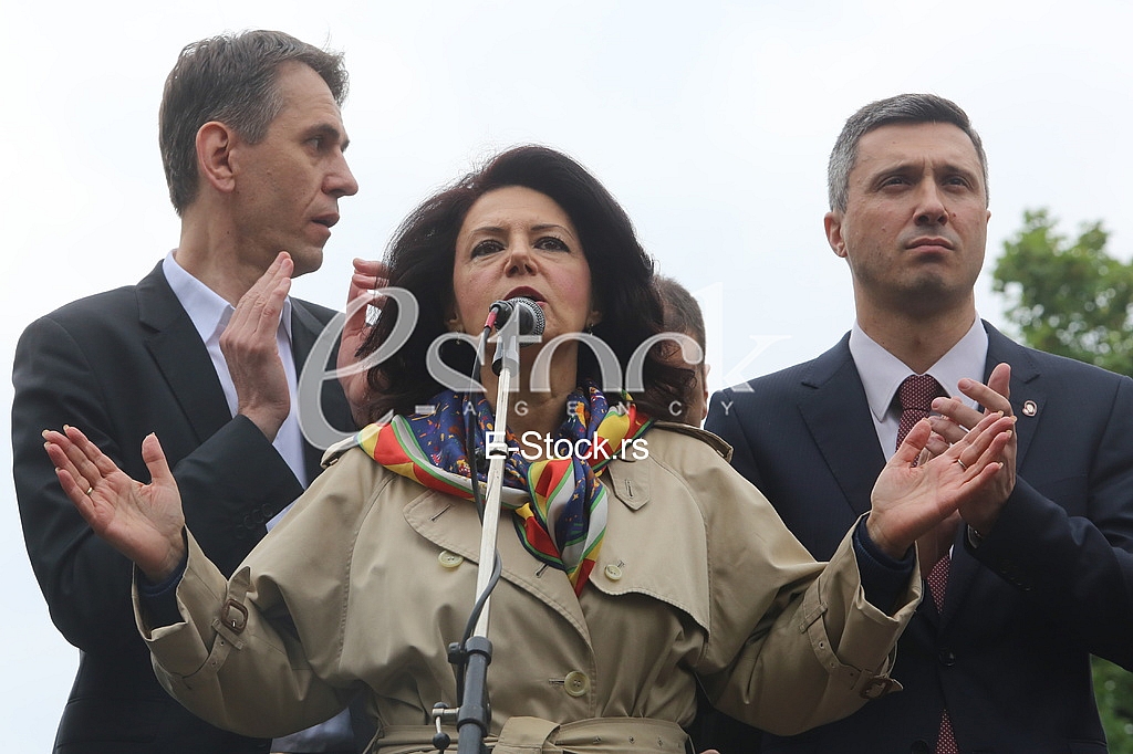 Protest political opposition in Serbia Protest political opposition in Serbia