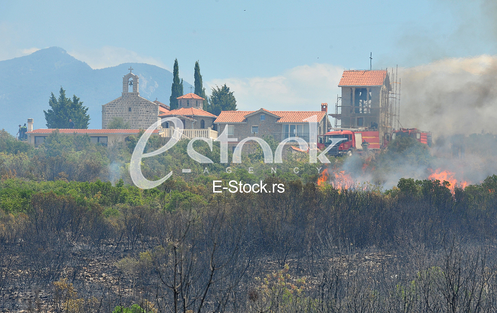 Fire in Montenegro