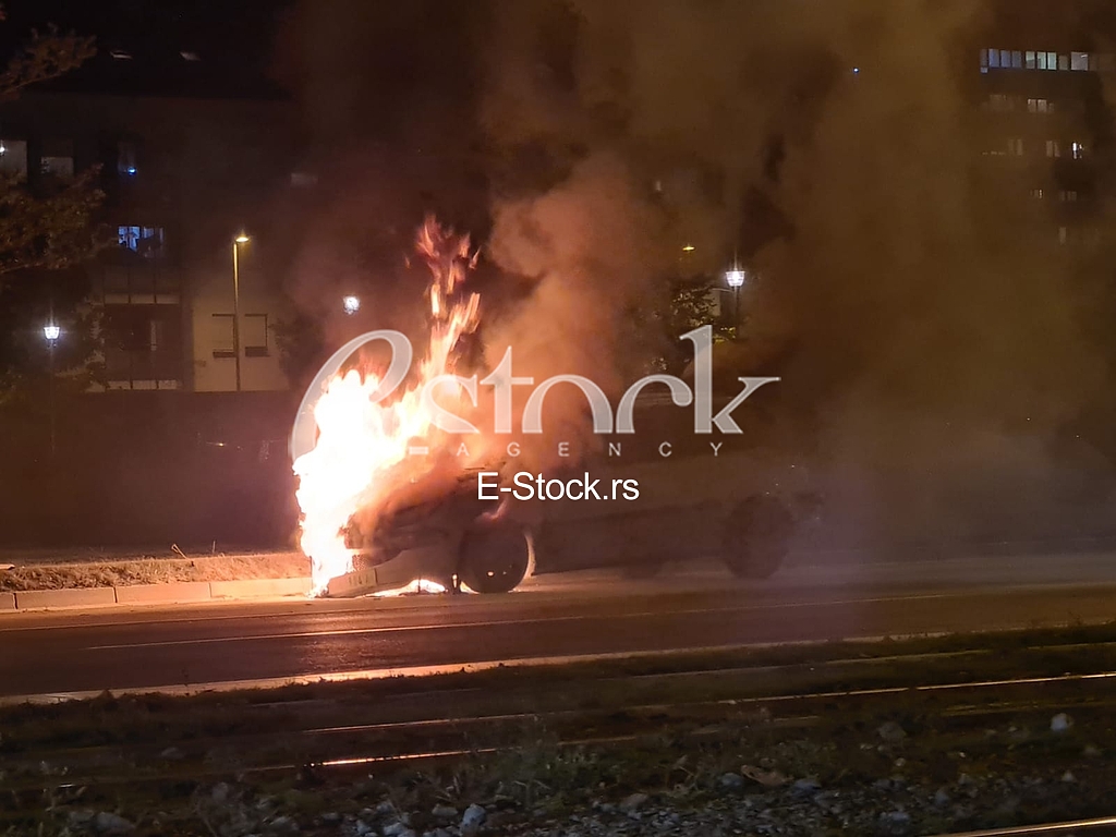 Pozar automobil Jurija Gagarina