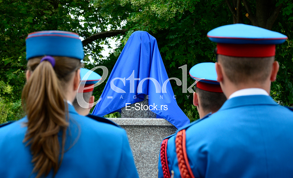 Debeljaca, unveiling of the monument to the hero of Kosara Tibor Cerna