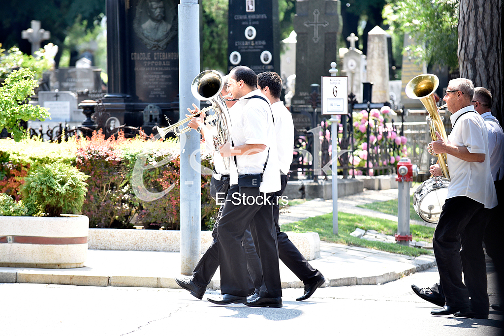The funeral of a twenty-two year old Ognjen Ikac.
