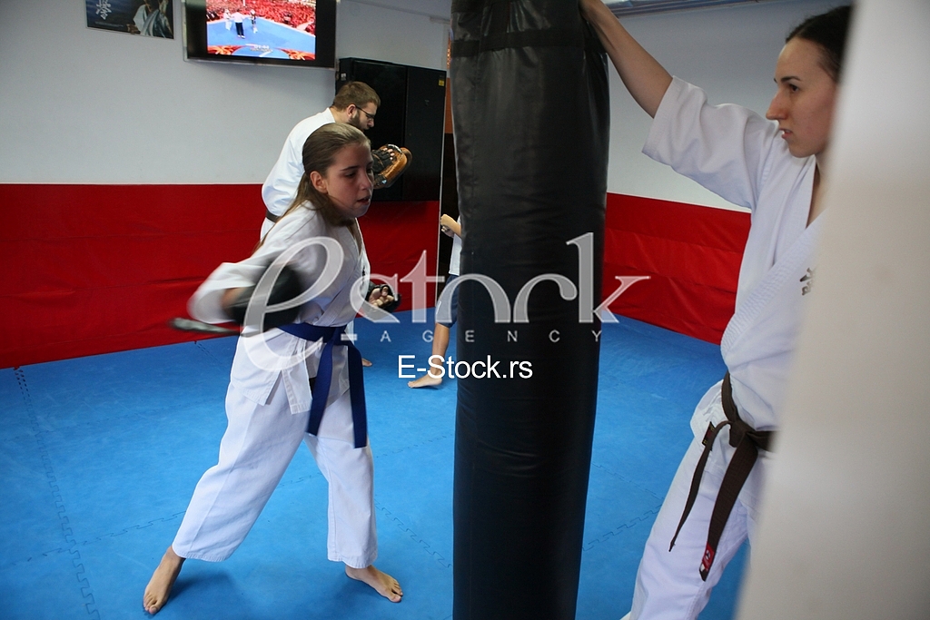 Training Kyokushin karate