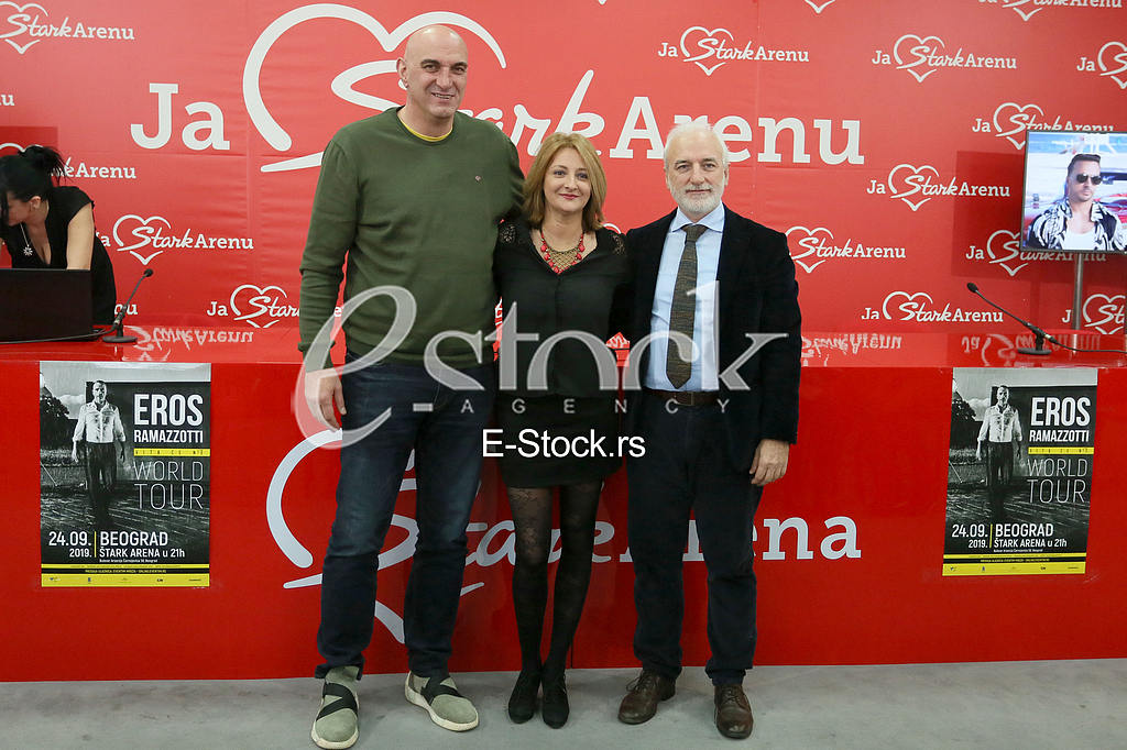 Media conference in Stark arena