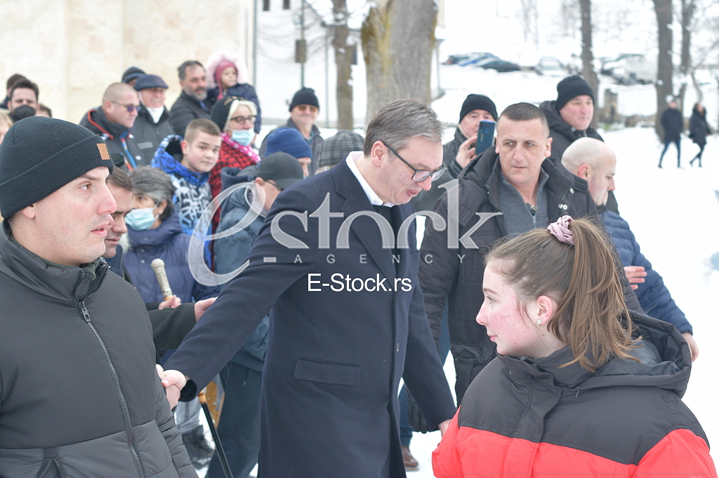 Predsednik u poseti u Priboju