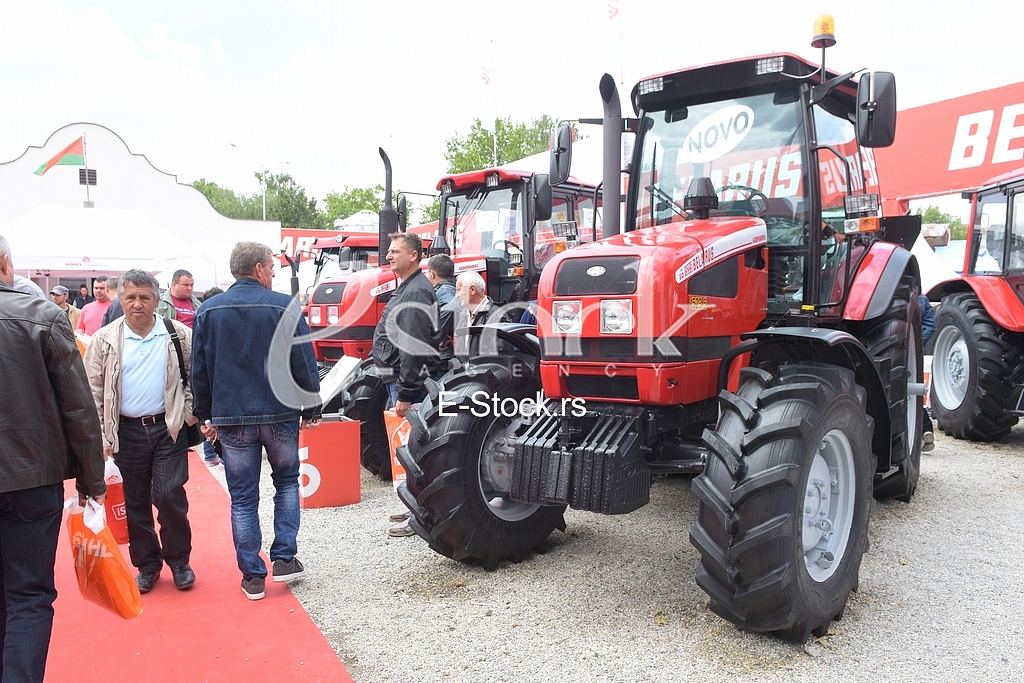 Agricultural machinery at fair