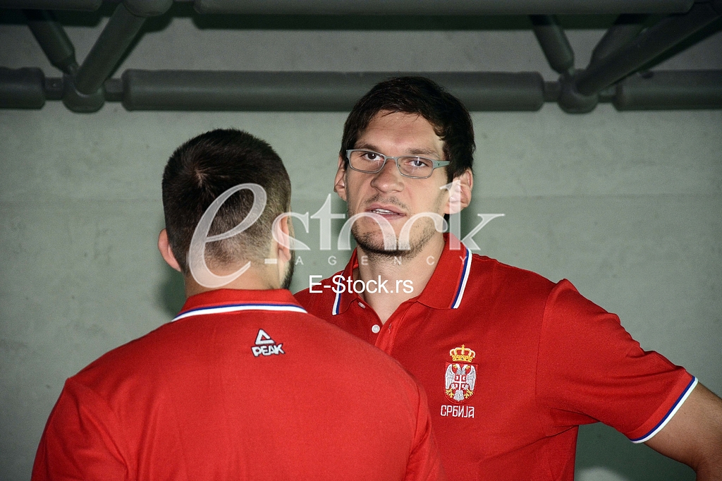 Basketball team of Serbia at the press conference