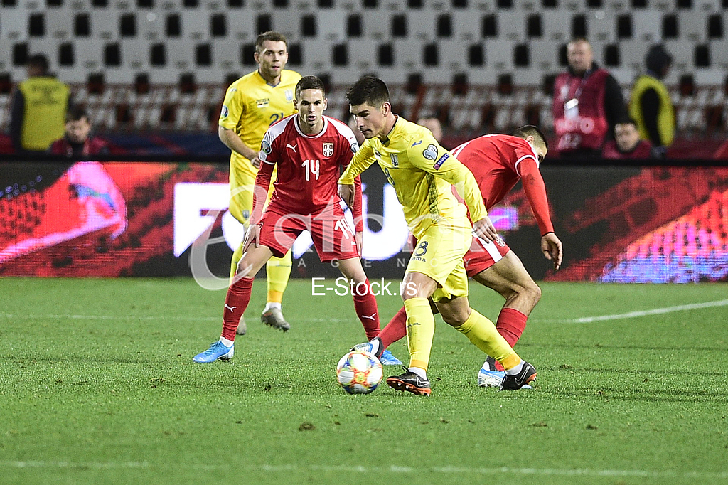 Mijat Gacinovic Srbija vs Ukrajina