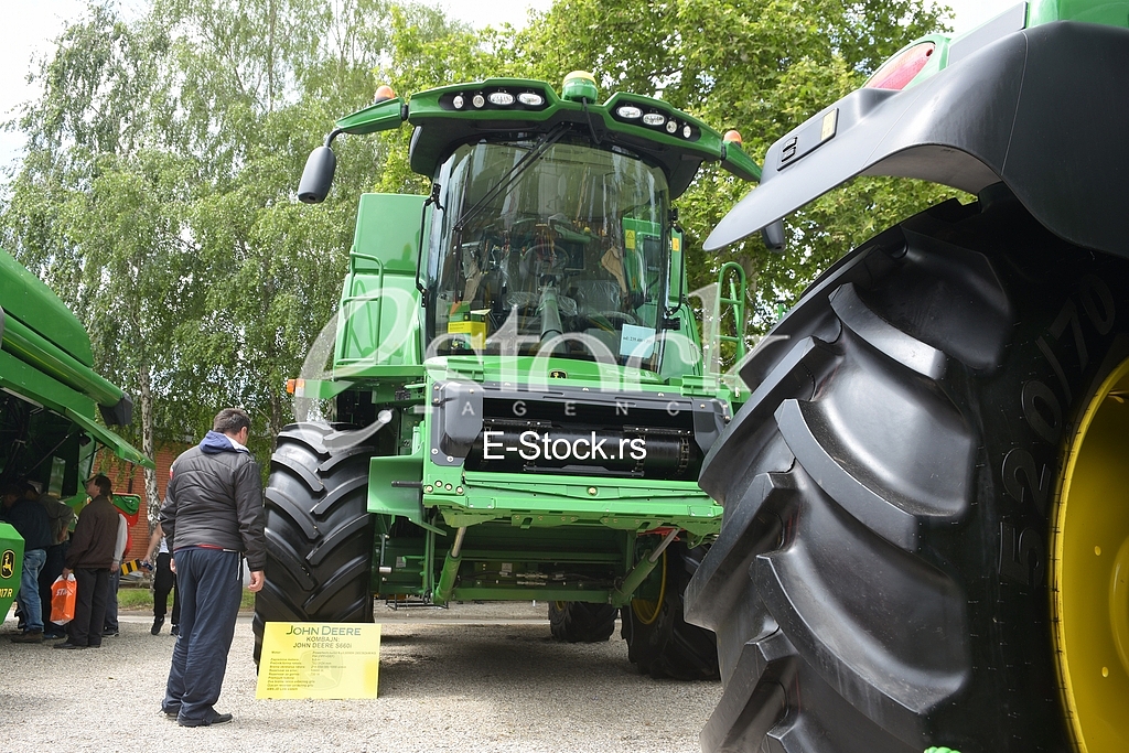 Agricultural machinery at fair