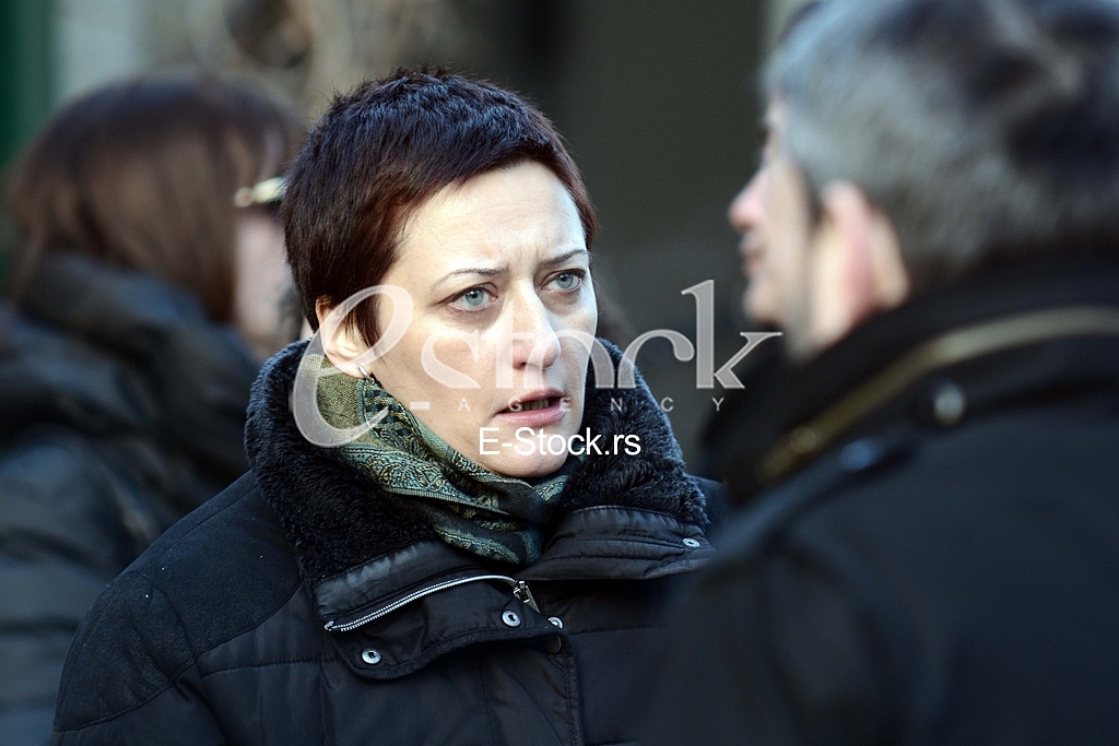 The funeral of Anna Radmilovic.