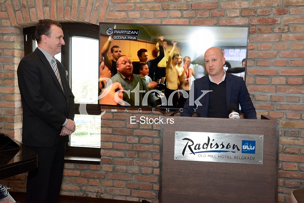 first birthday of television Partizan, hotel Radisson Blu