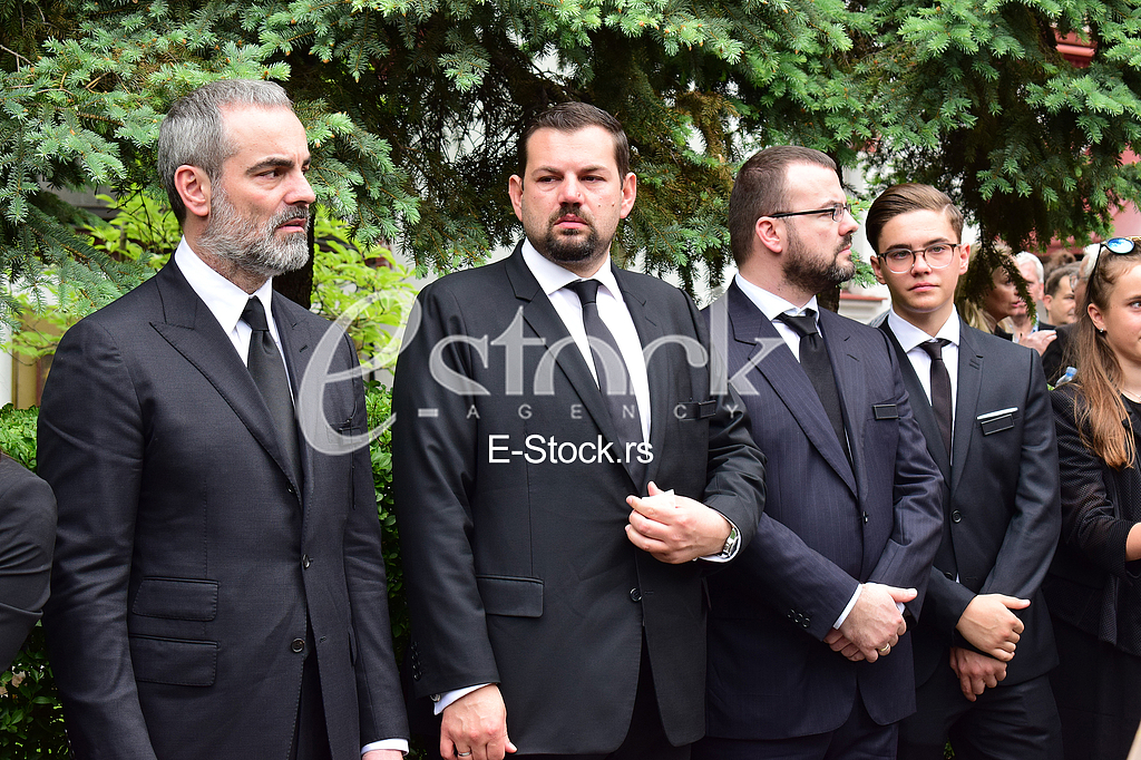Sreten Karic funeral at New cemetery in Belgrade