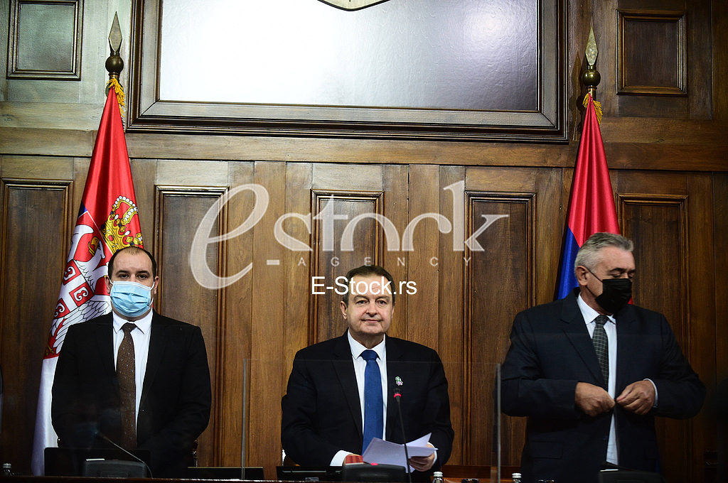 Branko Marinkovic, Ivica Dacic i Veljko Odalovic