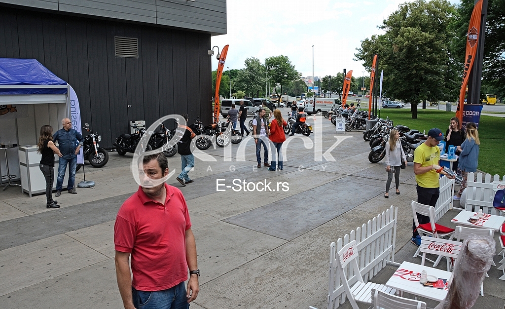 Promote and test drive of Harley Davidson