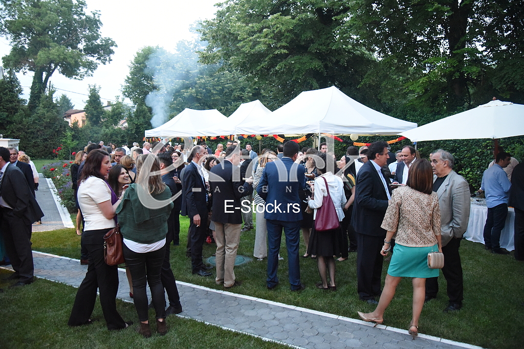 Summer party in the German embassy