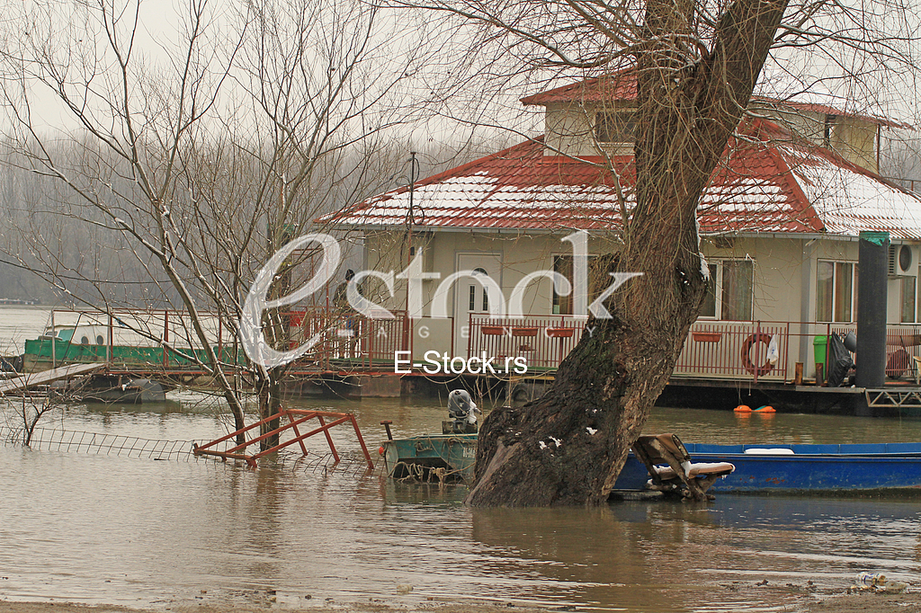 Reka Sava, izlivanje, visok vodostaj kod Beograda