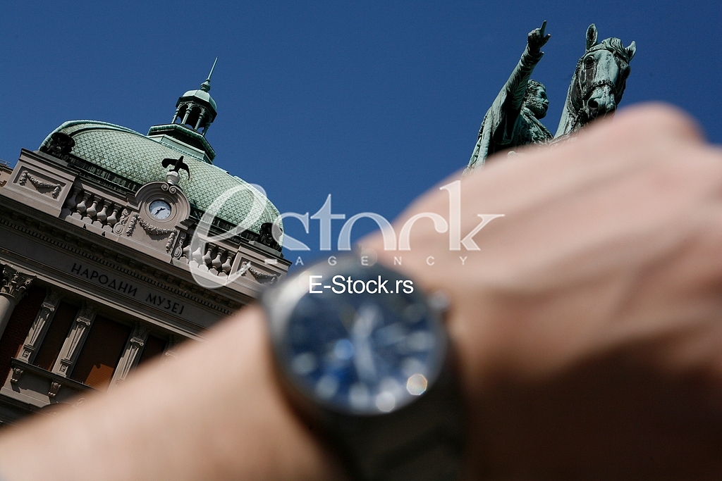 Belgrade public clocks