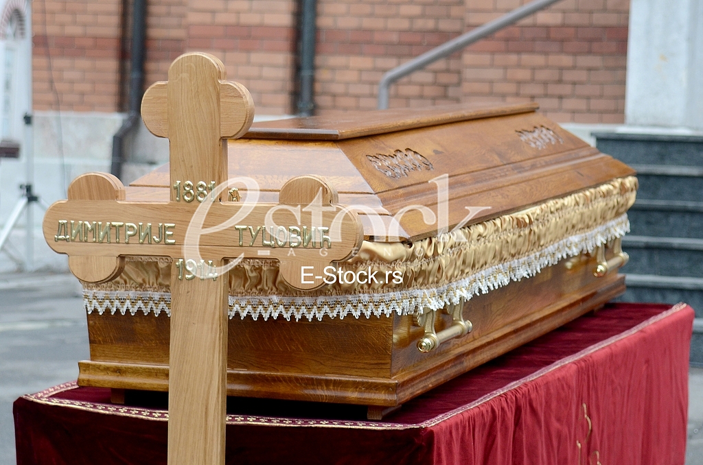 Burial of the remains Dimirija Tucovica