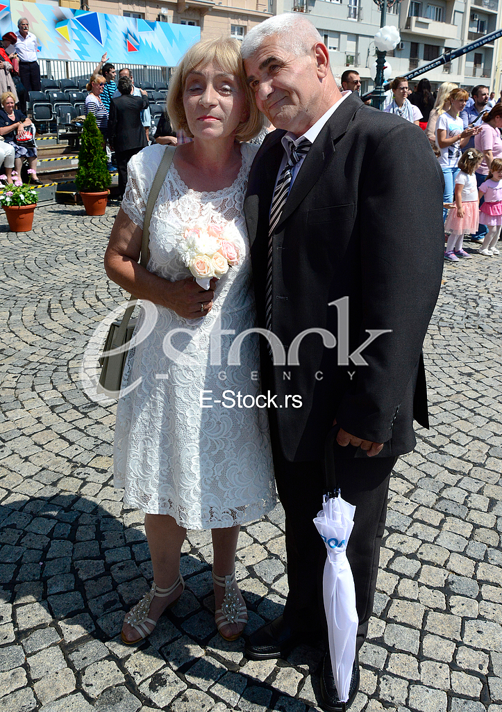 group wedding in front of City Assembly