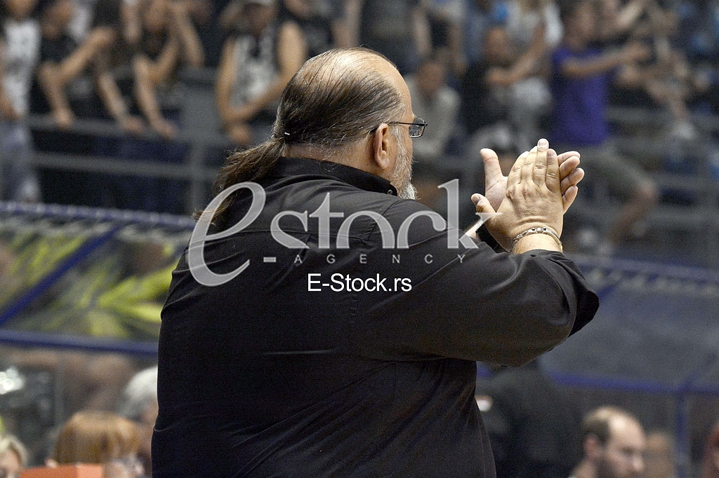  Partizan-Red Star, basketball derby game.