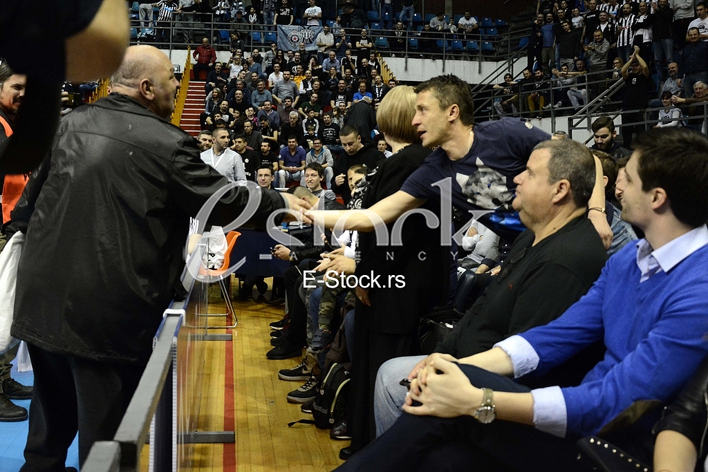 Partizan-Paok, (78:82), basketball game, FIBA league.