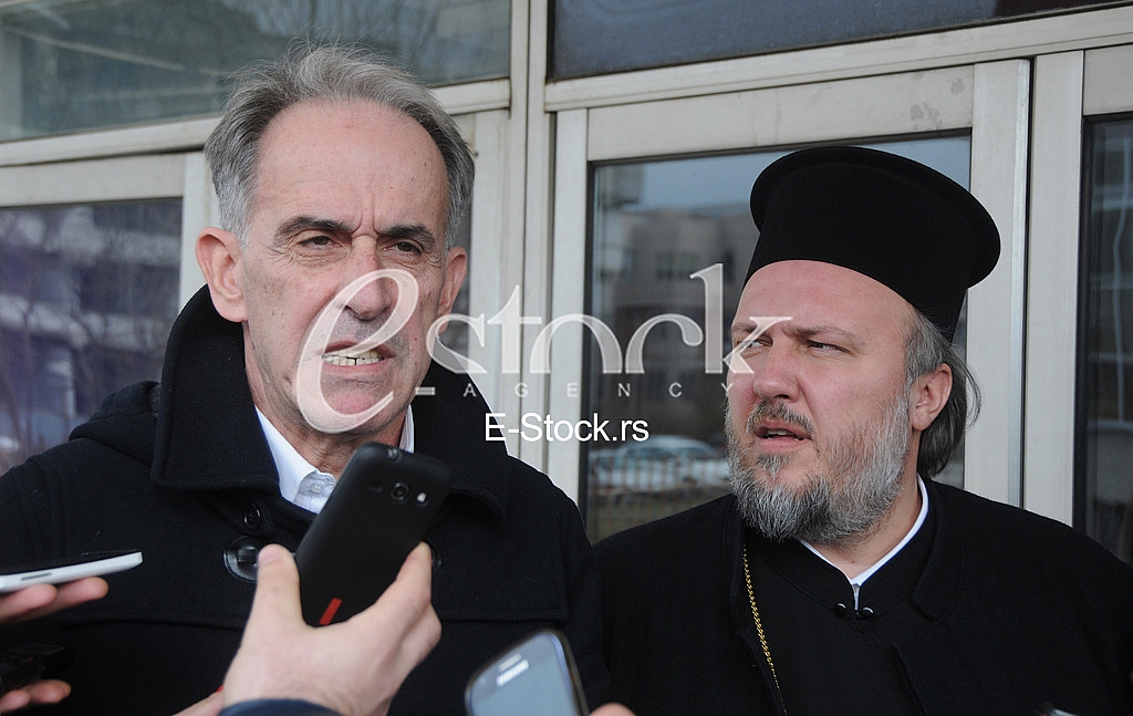 The priest Velibor Dzomic
