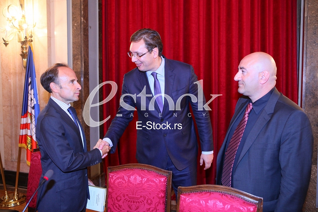 Serbian Prime Minister Aleksandar Vucic on the promotion of the book 