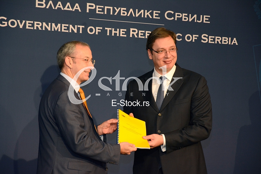 Serbian government, press conference