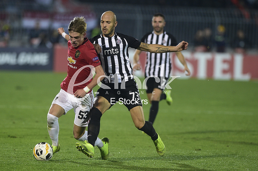 Nemanja Miletic Partizan vs Mancester junajted