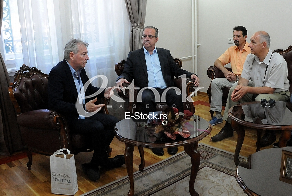 The French delegation in a visit to the city Nis