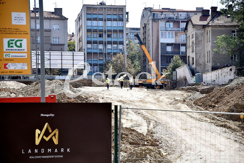 A death and accident at the construction site in Sarajevska Street