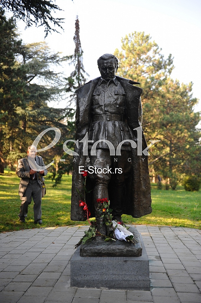 Jovanka Broz buried next to her husband Josip Broz Tito Jovanka Broz buried next to her husband Josip Broz Tito