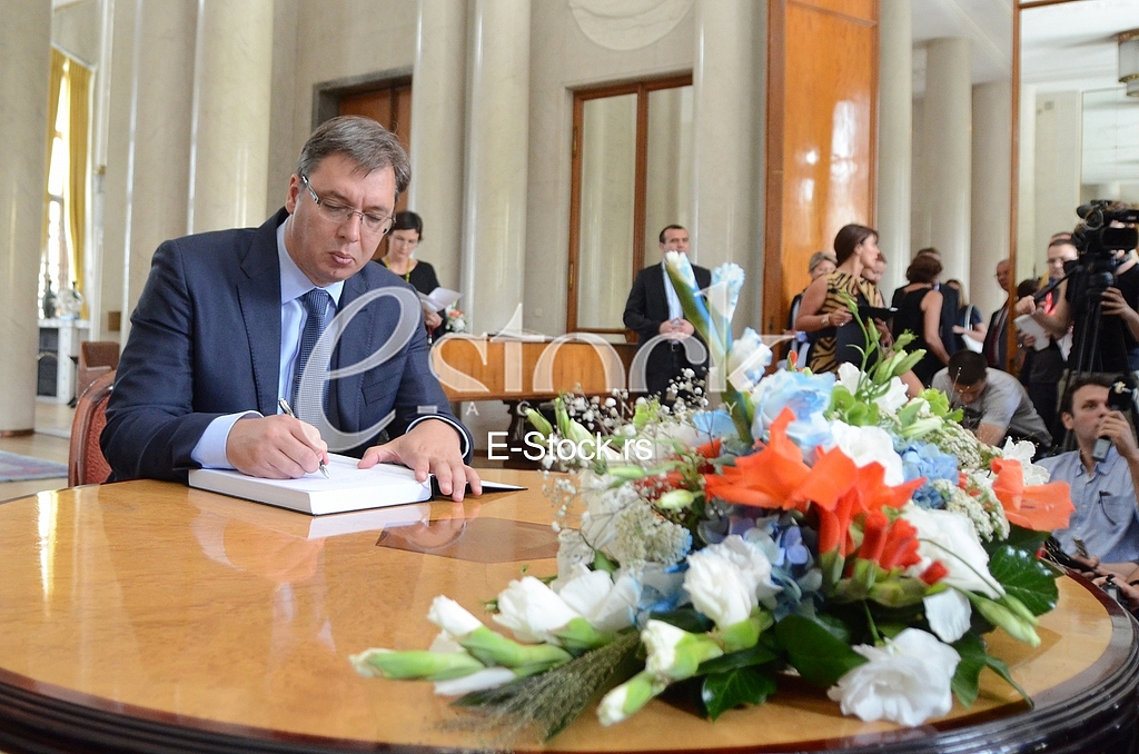 A book of condolences at the Embassy of Republic of France