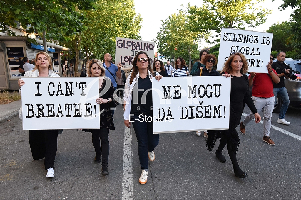 Podgorica protest Ne mogu da disem
