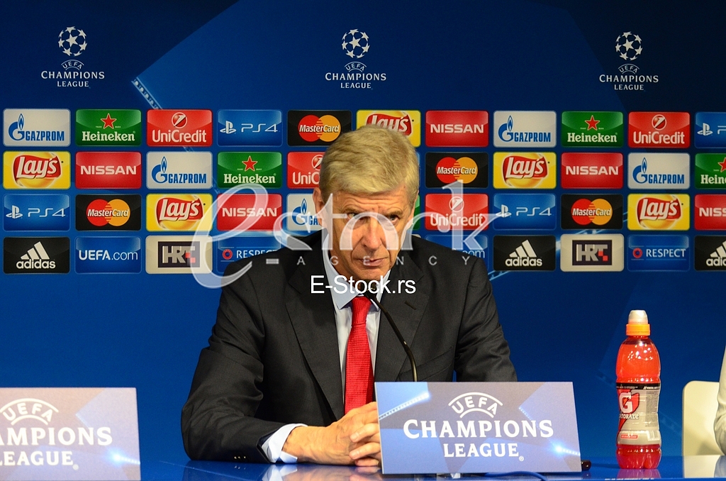 Press conference after the match of UCL