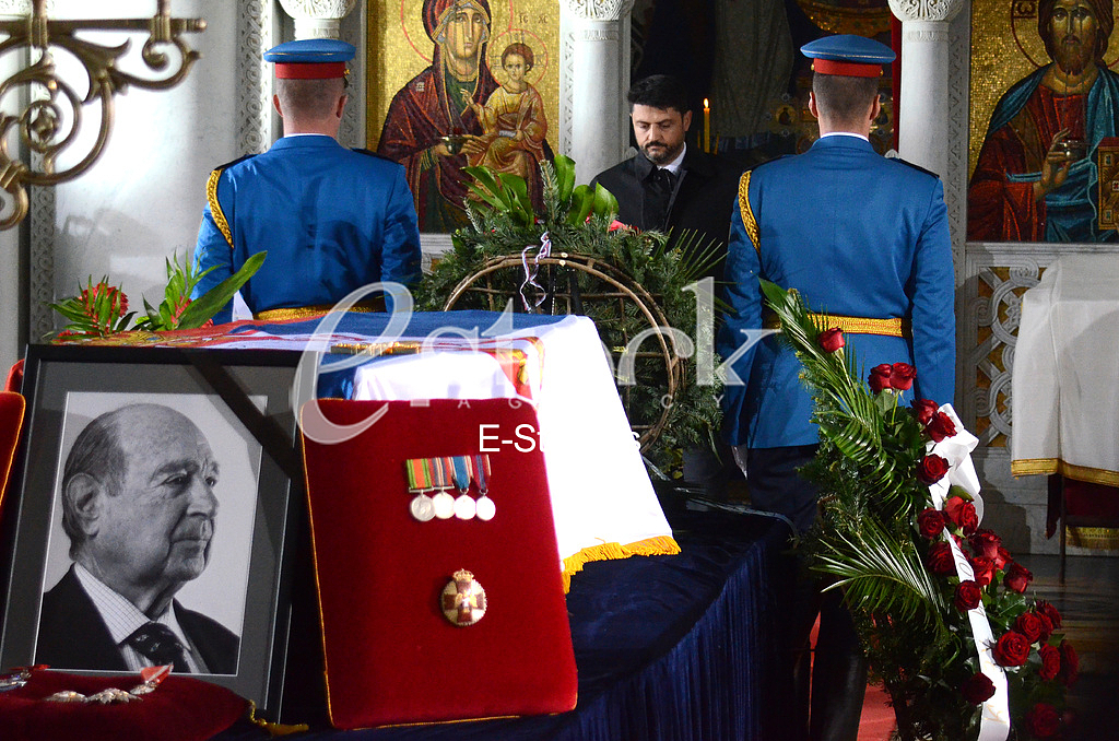 The funeral of Prince Aleksandar Karadjordjevic