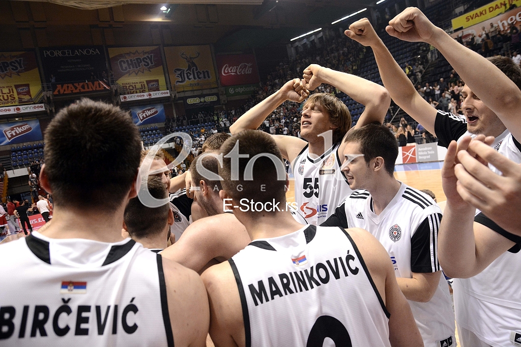  Partizan-Red Star, basketball derby game.