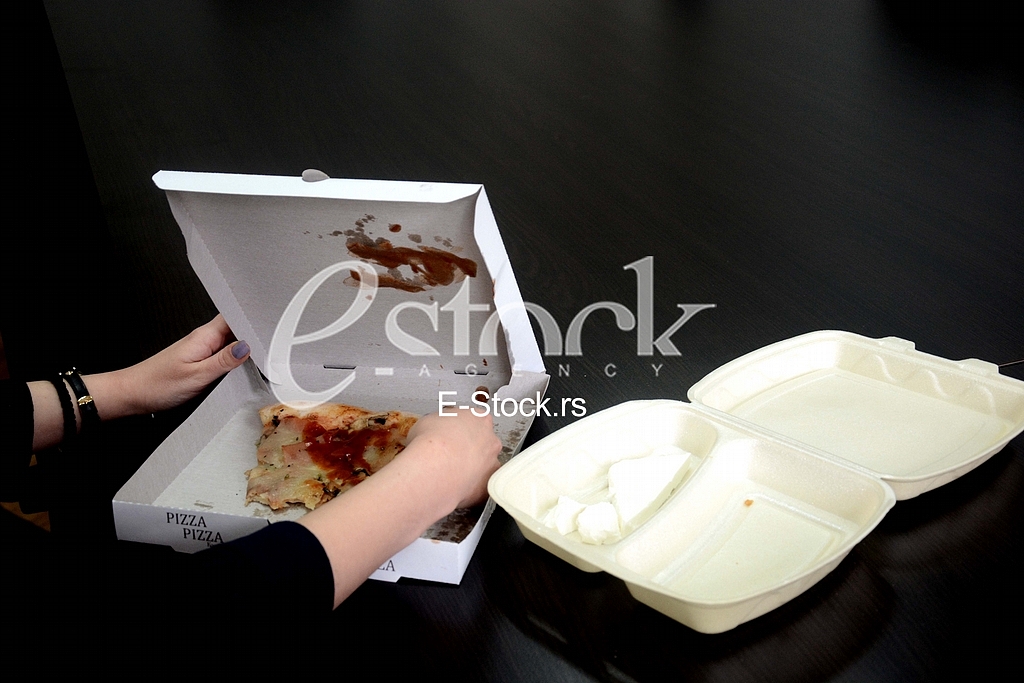 Packaging for ready-made food.
