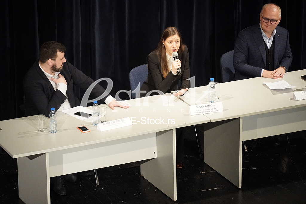 Vladan Djurkovic, Andrea Radulovic i Goran Vesic