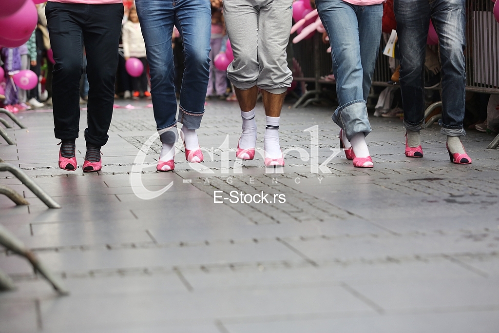 Race in the heels against Breast Cancer