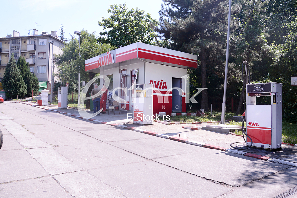 Robbery at the gas station at Karaburma.