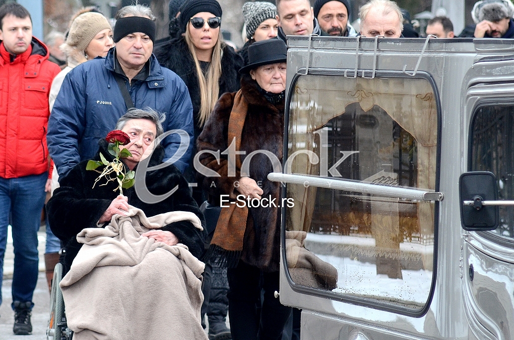 The funeral singer Miki Jevremovic