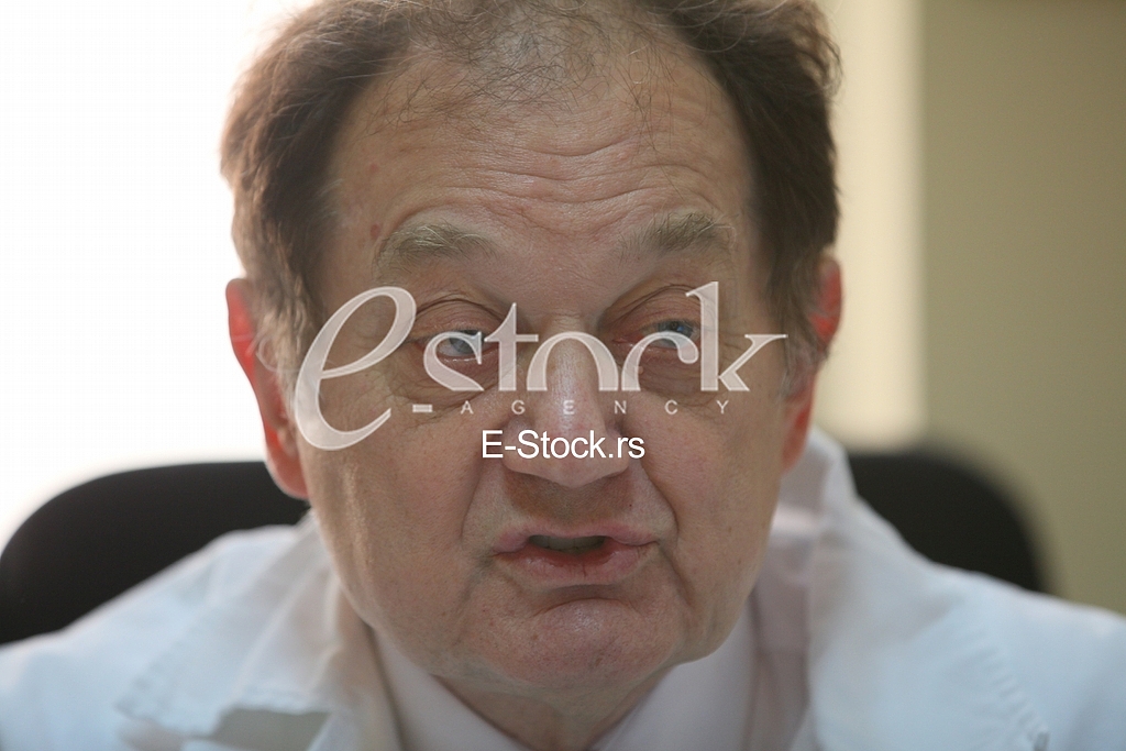 Dr Miljko Ristic.Interview for newspaper Serbia telegraph.Clinical centre Cardio.