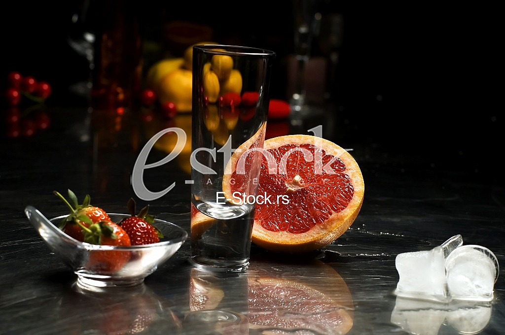 Ingredients for cocktail Ingredients for cocktail