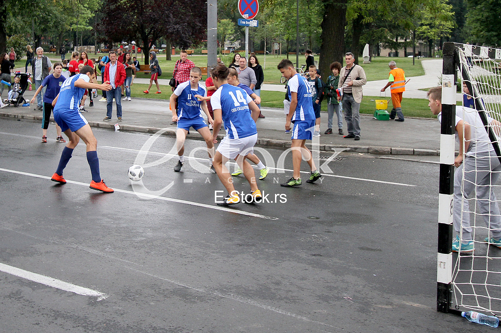 Football tournament of young categories
