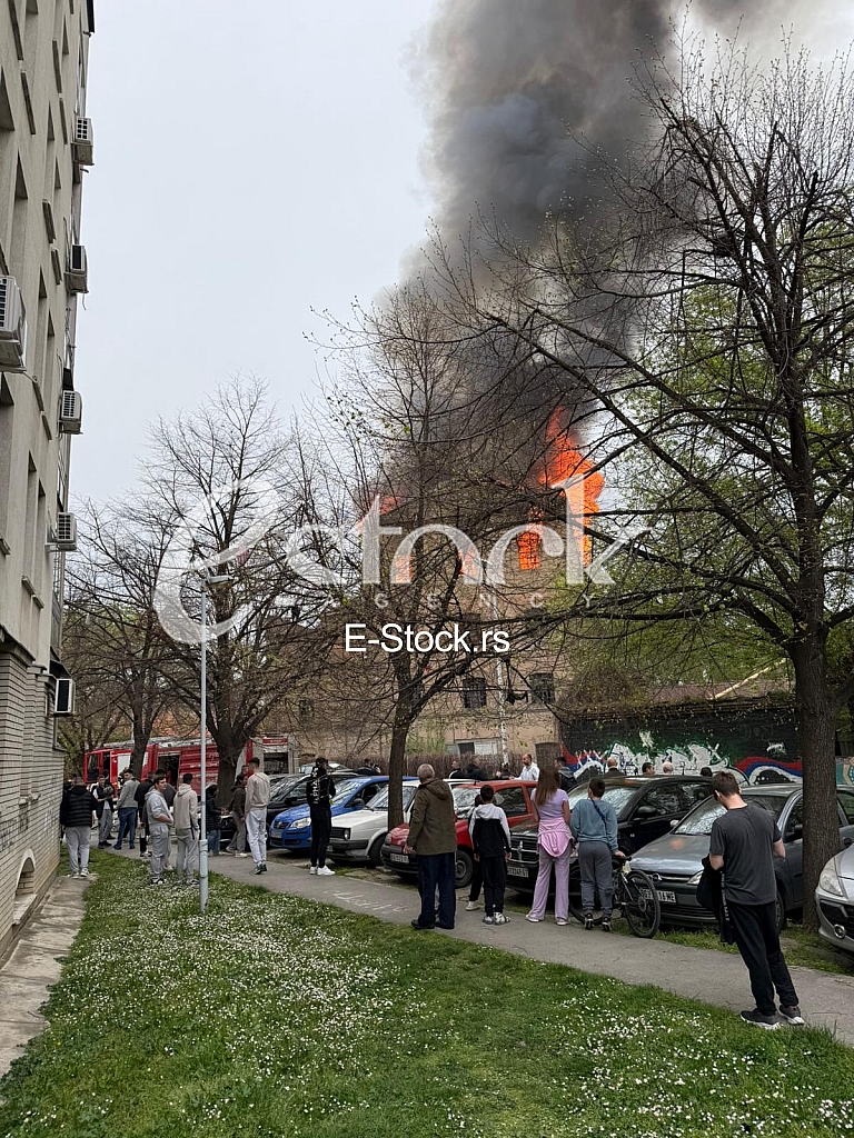 Pozar Stari mlin Obrenovac