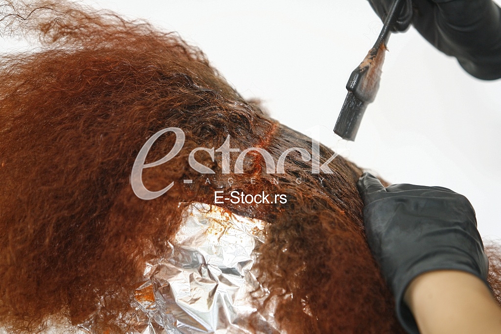 Hair coloring women