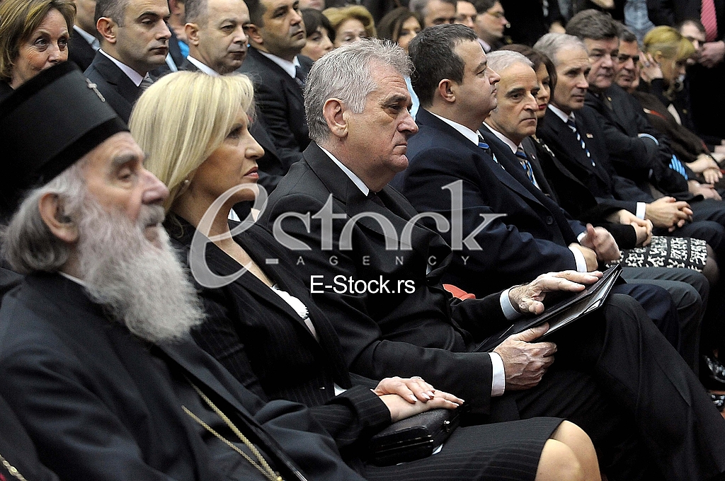 Patrijarh Irinej, Dragica Nikolic, Tomislav Nikolic, Ivica Dacic