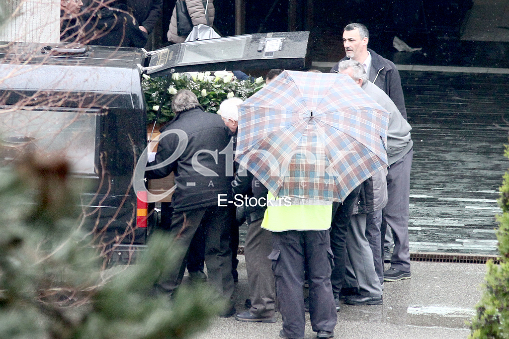 The funeral of Nebojsa Stojilkovic