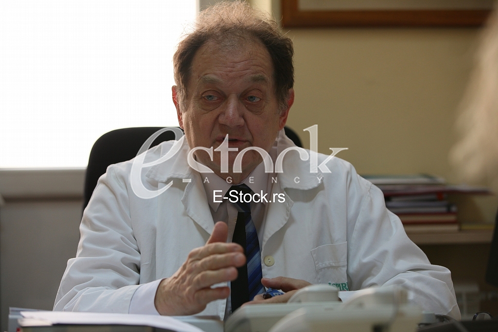 Dr Miljko Ristic.Interview for newspaper Serbia telegraph.Clinical centre Cardio.
